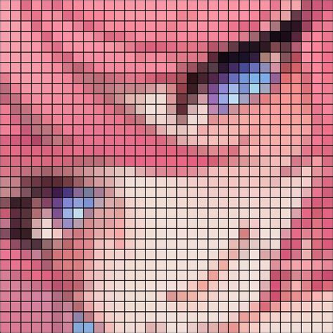 Easy Pixel Art Cool Pixel Art Pixel Art Grid Anime Pixel Art Art