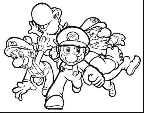 Funny Super Mario Odyssey Coloring Pages Clipart Free Printable Super