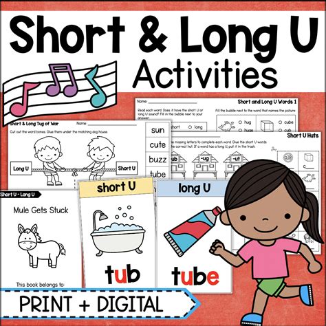 Short U Vowel Sound Worksheets By Rockin Teacher Materials By Hilary