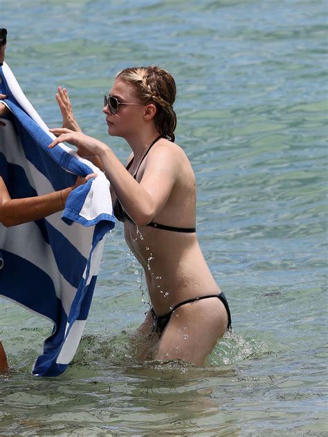 Chloe Grace Moretz Flaunts In Bikini And Bare Body