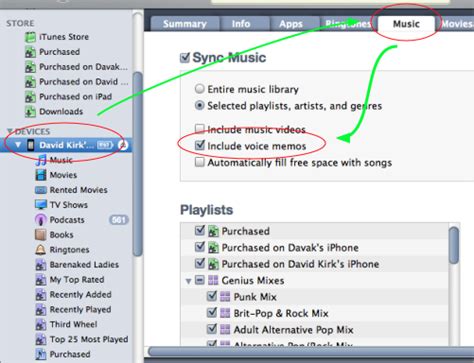 You can transfer your itunes store purchases from your mobile device to any computer that's authorized to play them. iPhone: Transfer Voice Memos from iPhone to Computer