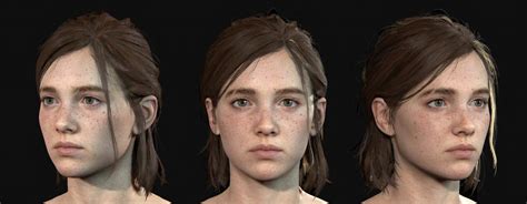 Ellies Face Model In The Last Of Us Part Ii Image Rps4