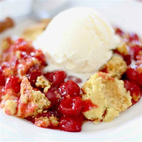 Easy Cherry Dump Cake Video The Country Cook