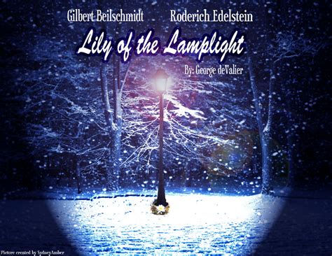 Lily Of The Lamplight Cover By Wilburlover On Deviantart