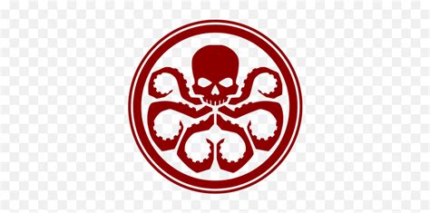 Download Red Skull Captain America Hydra Logo Symbol Marvel Hydra