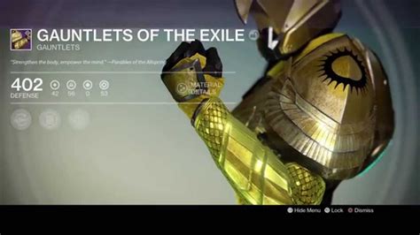 Destiny Trials Of Osiris Full Titan Exile Gear Set Shaders Youtube