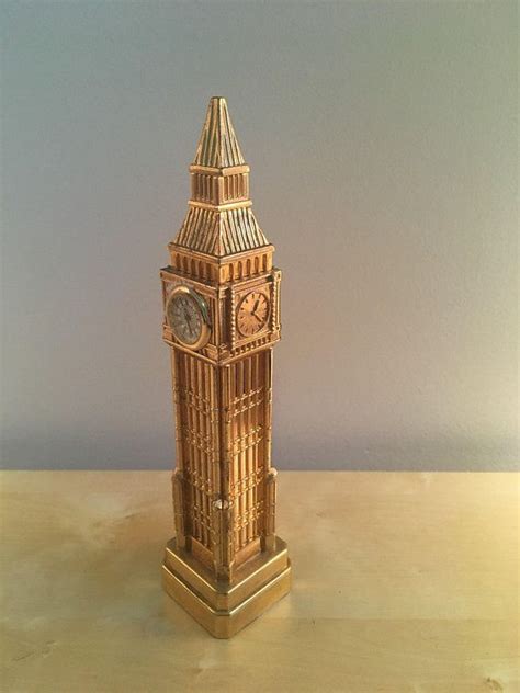 Vintage Big Ben London Souvenir Clock Etsy Big Ben London Big Ben