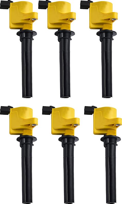 Buy Ena Heavy Duty Set Of 6 Ignition Coil Pack Compatible With Ford