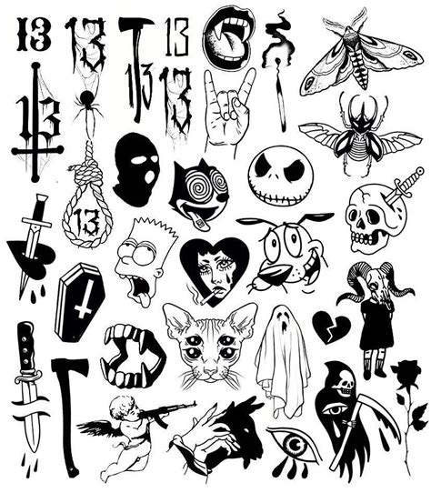 pin by logan jacey on tattoo sketches spooky tattoos tattoo flash art tattoo flash sheet