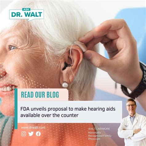 Fda Unveils Proposal To Make Hearing Aids Available Over The Counter