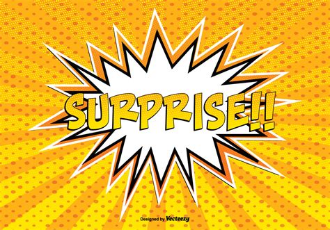 Comic Style Surprise Llustration Download Free Vector Art Stock