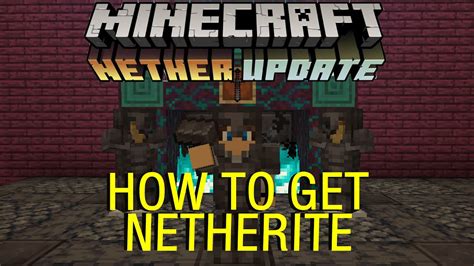 How To Make Netherite Ingots And Armor In Minecraft 116