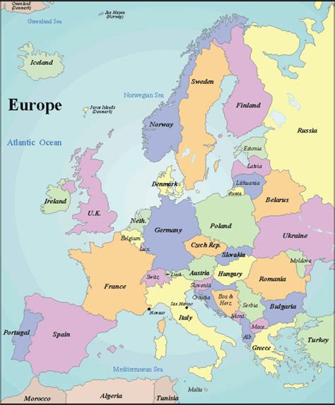 Printable Map Of Europe 1 Europe Map Printable Asia Map Europe Map