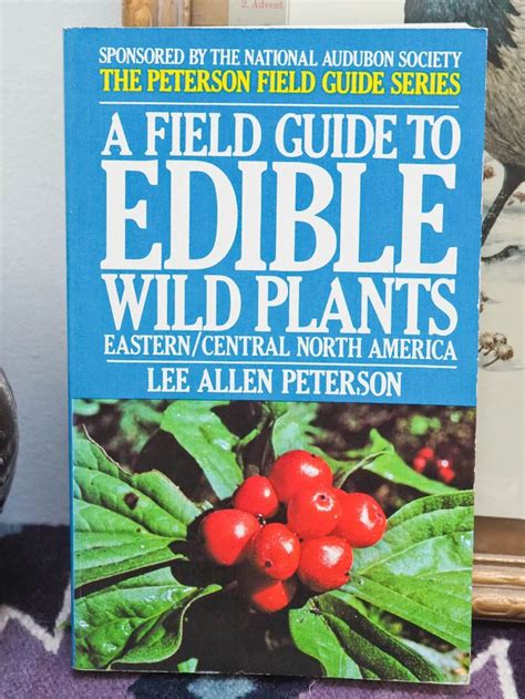 80s Field Guide To Edible Wild Plants Book Vtg Peterson Etsy Edible
