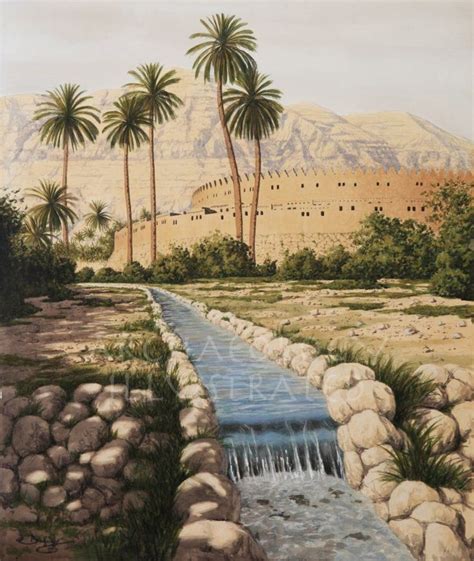 Jericho Gardens In The Time Of Joshua Bible Illustrations Bible
