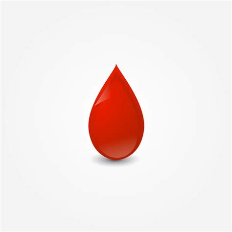 Vector Blood Drop Illustration — Stock Vector © Alliesinteract 3119549