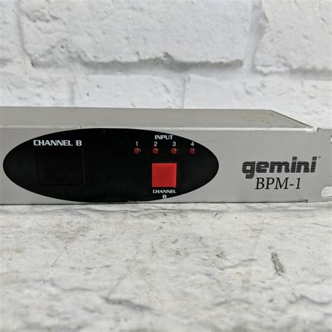 Gemini Bpm 1 Professional Automatic Bpm Counter Evolution Music