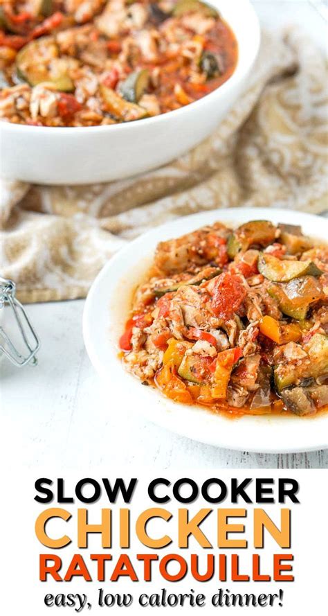 Maybe you would like to learn more about one of these? Easy Slow Cooker Chicken Ratatouille Stew - Low Calorie ...