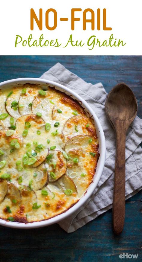 This scalloped potato recipe has a classic creamy sauce and is topped off with extra cheese for cheesy scalloped potatoes that are total comfort food. Easy, No-Fail Potatoes Au Gratin Recipe | Potatoes au gratin, Food recipes, Scalloped potato recipes