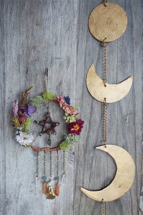 Check spelling or type a new query. Mini Star and Crystal Wreath... dried flower dream catcher ...