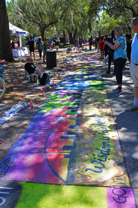 Sidewalk Arts Festival saturates Forsyth Park with color ...