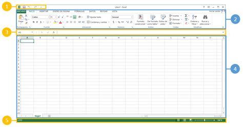 El Entorno De Trabajo De Excel 2013 Excel Total