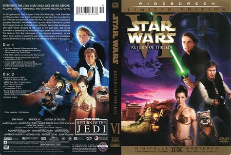 Star Wars Episode Vi Return Of The Jedi Dvd Scan Rmoviecovers