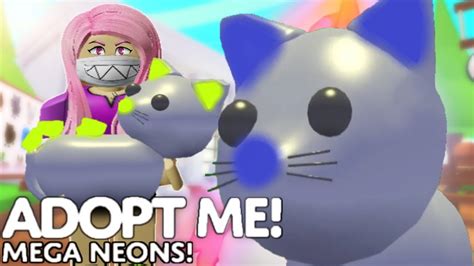 Mega Neon Cat Making On Mega Neon Cat On The Roblox Game Adopt Me