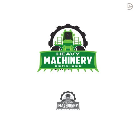 Modern Serious It Company Logo Design For Heavy Machinery Services By