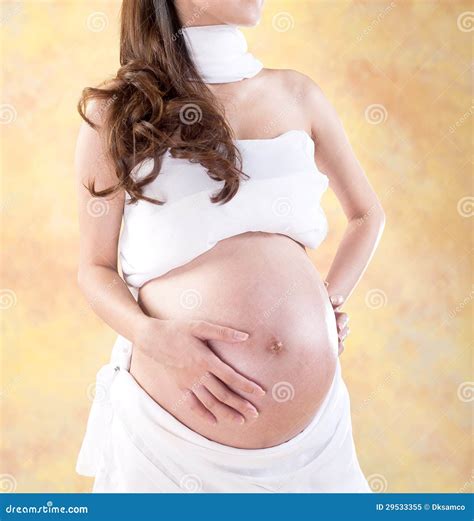 Pregnancy Woman Stock Image Image Of Birth Baby White