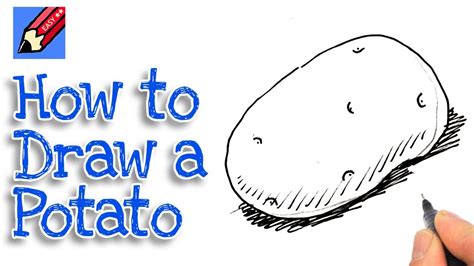 Learn How To Draw A Potato Real Easy Step By Step With Easy Spoken