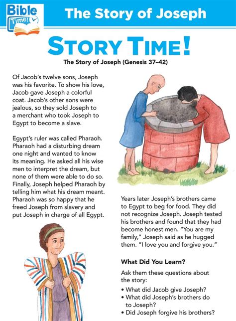 Joseph A Timeless Bible Story For Kids