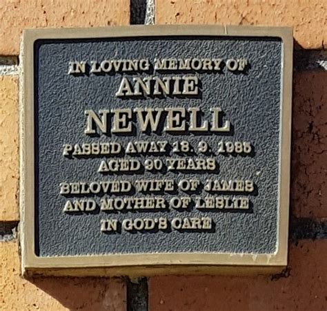 Annie Newell 1895 1985 Find A Grave Memorial