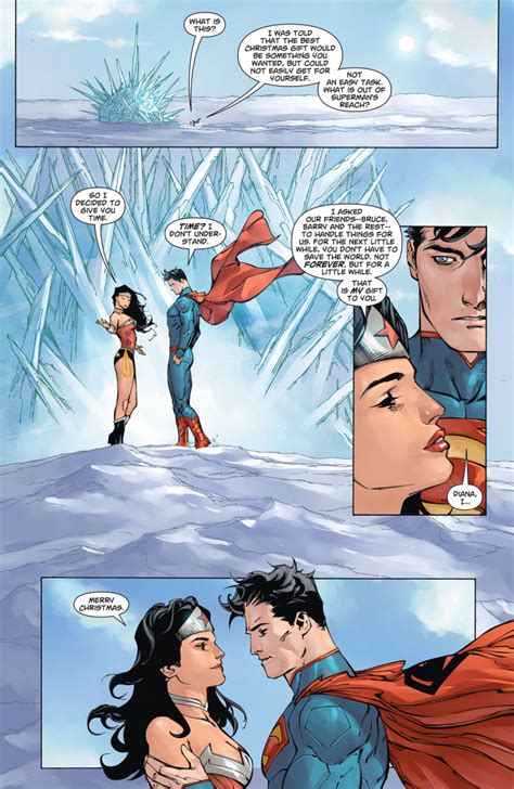 Wonder Womans Christmas T To Superman New 52