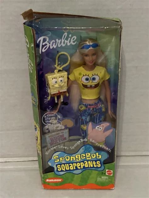 Barbie Loves Spongebob Squarepants Nickelodeon Mattel Nib Special