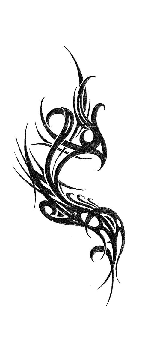 Unique Tribal Phoenix Tattoo Design Phoenix Tattoo