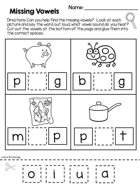 Vowels Worksheet For Preschoolers