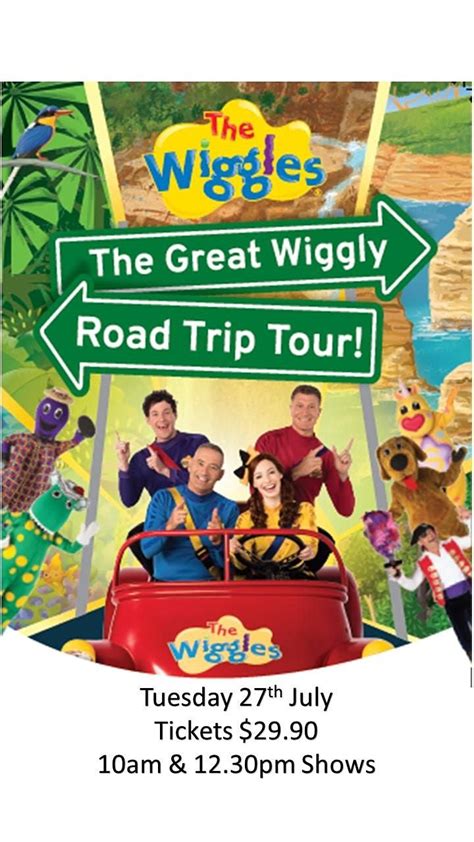 The Wiggles The Great Wiggly Road Trip Tour Young Services Club March
