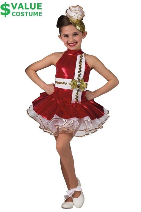Novelty Detail Dance Outfits Christmas Dance Costumes Cute Flower
