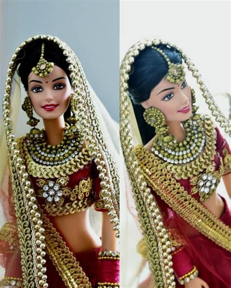 Indian Bride Doll Indian Bride Groom Dolls Indian Wedding Etsy Australia Indian Bride Bride