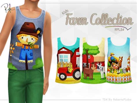 Ts4 Kids Farm Collection Rpl54 Sims 4 Collection Kids