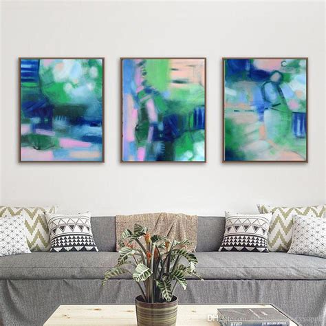 Katyafineart Etsy Canada Triptych Wall Art Abstract Triptych