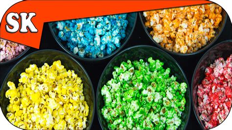 Rainbow Popcorn How To Make Popcorn Series 03 Rainbow S09 Youtube