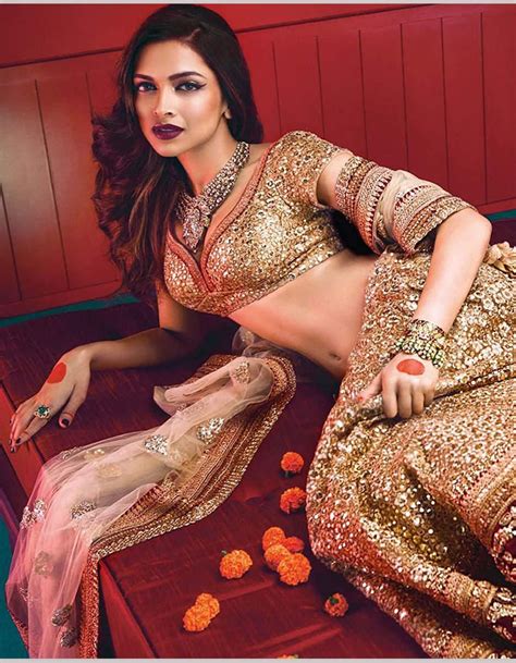 Deepika Padukone Poses In Sexy Saree More Indian Bollywood Actress