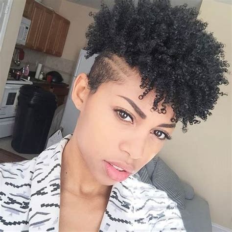 short natural hairstyles for black women 2018 2019