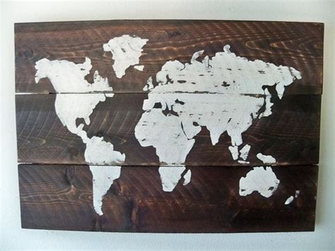 Decore o seu espaço preferido com o papel de parede mapa mundi, eles podem ser personalizados de mapa mundo parede madeira : MAPA MUNDO EM MADEIRA | Decoración de unas, Disenos de ...