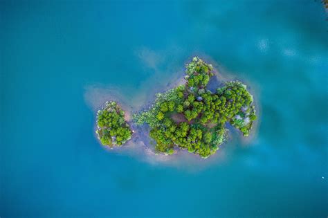 Aerial Drone Drone View And Island Hd Photo By Nathan Anderson