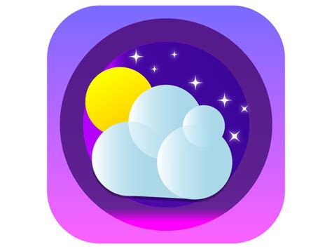 Weather Icon Dribbble by Mounir - UI/UX Designer on Dribbble