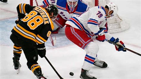Bruins Lose Grip On Lead Unable To Rally Against Rangers