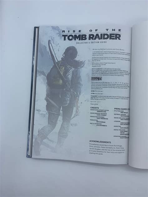 Rise Of The Tomb Raider Collectors Edition Guide Lara Croft Etsy